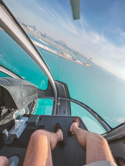 Dubai Helikopterflug bei Palm Jumeirah