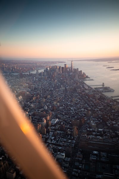 New York: Romantischer Helikopterflug